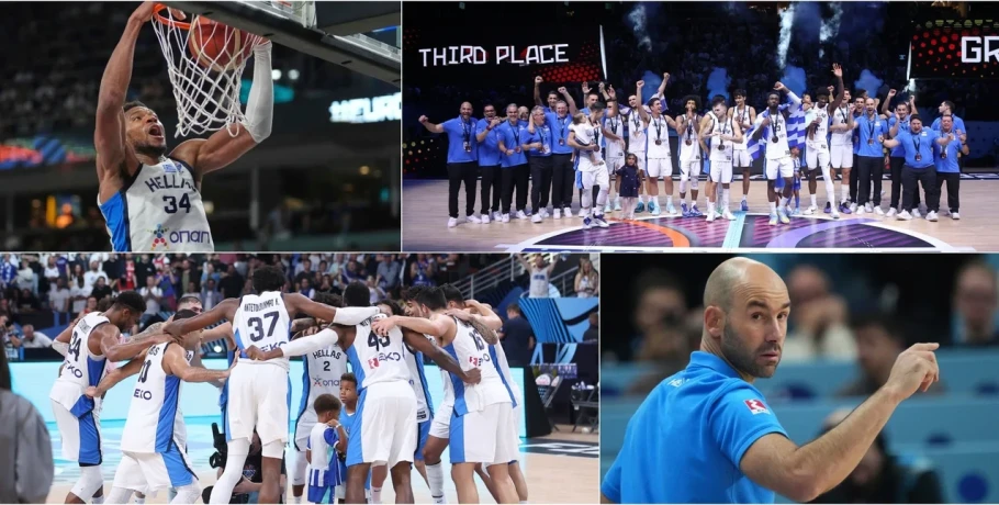 Η Ελλάδα ξανά στο βάθρο του Eurobasket: Τα δάκρυα του Γιάννη, το πάρτι στα αποδυτήρια