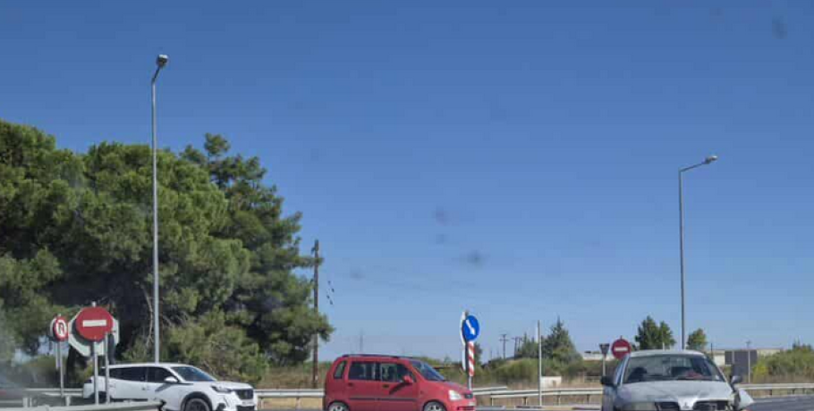 Γιαννιτσά: "Στουκάρισμα" σε μία εξ των εισόδων-εξόδων της πόλης