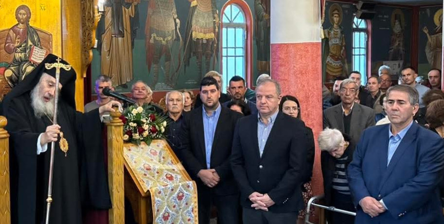 Στον εορτασμό της Αγίας Χρυσής ο Διονύσης Σταμενίτης