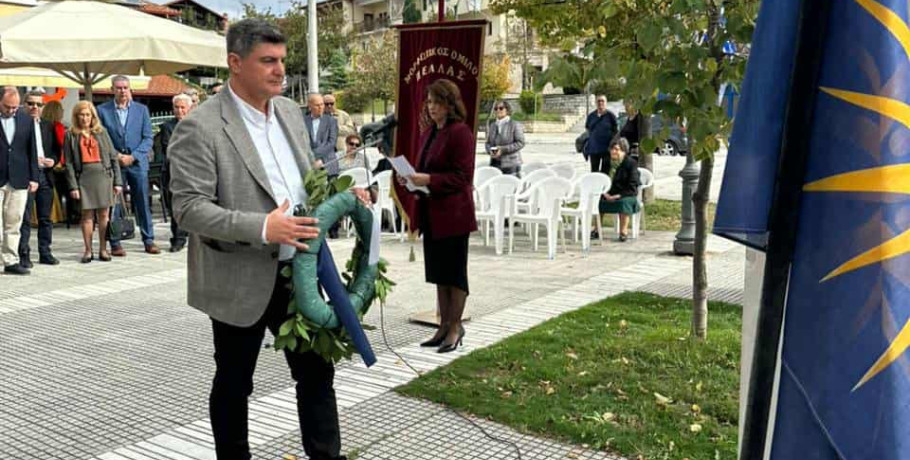 Ο Δήμαρχος Στάθης Φουντουκίδης τίμησε την Ημέρα Μακεδονικού Αγώνα στην Πέλλα