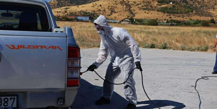 Απολυμαντικοί σταθμοί στην ΠΕ Πέλλας λόγω ευλογιάς