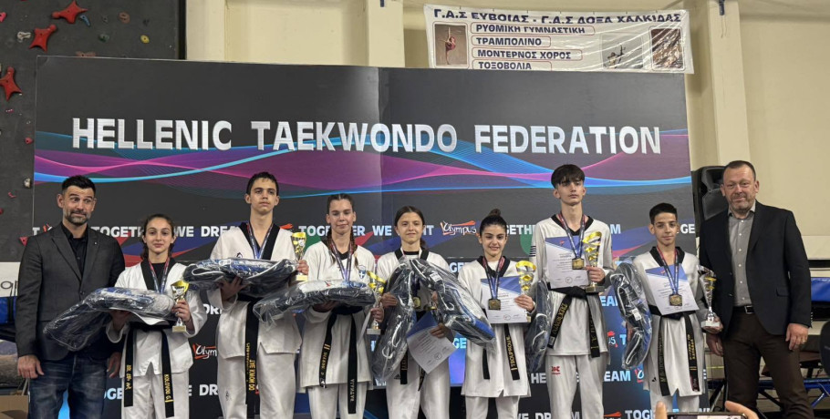 Γιαννιτσά: Φωτίου και Καραφυλλιά στην κορυφή του Πανελλήνιου Πρωταθλήματος Τάεκβοντο