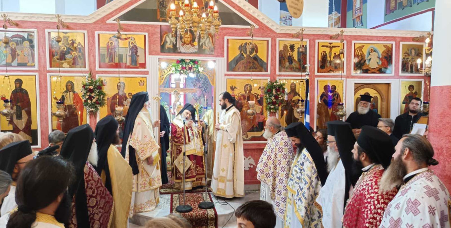 Με λαμπρότητα ο εορτασμός της Αγίας Χρυσής στην Αλμωπία