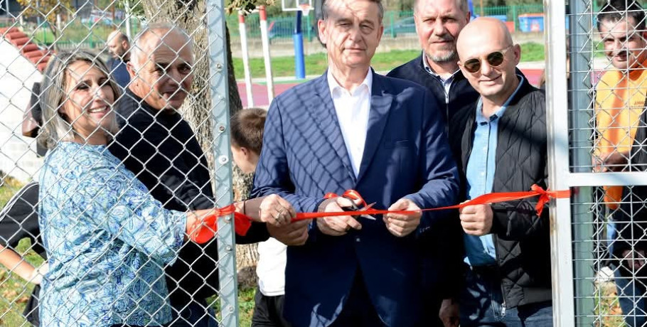 Εγκαίνια γηπέδου στον Ευρωπό