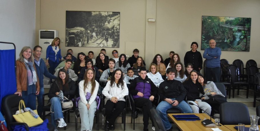 Επίσκεψη μαθητών από την Ιταλία στο Δημαρχείο Νάουσας