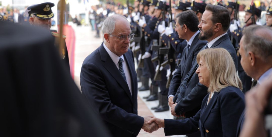 Δήλωση της Περιφερειάρχη Κεντρικής Μακεδονίας Αθηνάς Αηδονά μετά τη Δοξολογία για την απελευθέρωση της Θεσσαλονίκης στον Ιερό Ναό του Πολιούχου της πόλης Αγίου Δημητρίου