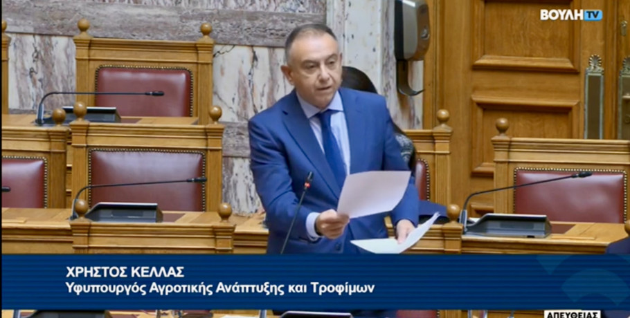 Χρ. Κέλλας στη Βουλή: «Δεν υπάρχει αδειοδοτημένο εμβόλιο κατά της ευλογιάς σε Ελλάδα και Ευρώπη»