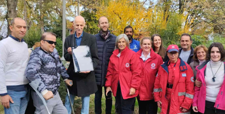 Συμβολική δενδροφύτευση στο Δημοτικό Πάρκο Νάουσας με αφορμή την Παγκόσμια Ημέρα Δωρεάς Οργάνων