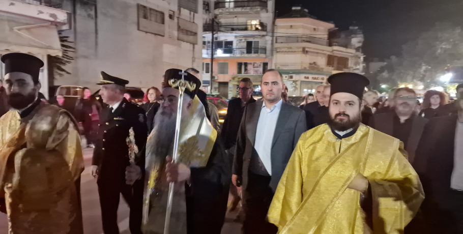 Με λαμπρότητα η περιφορά της Ιεράς Εικόνας των Αγίων Νικάνδρου και Ιωαννικίου στην Αριδαία