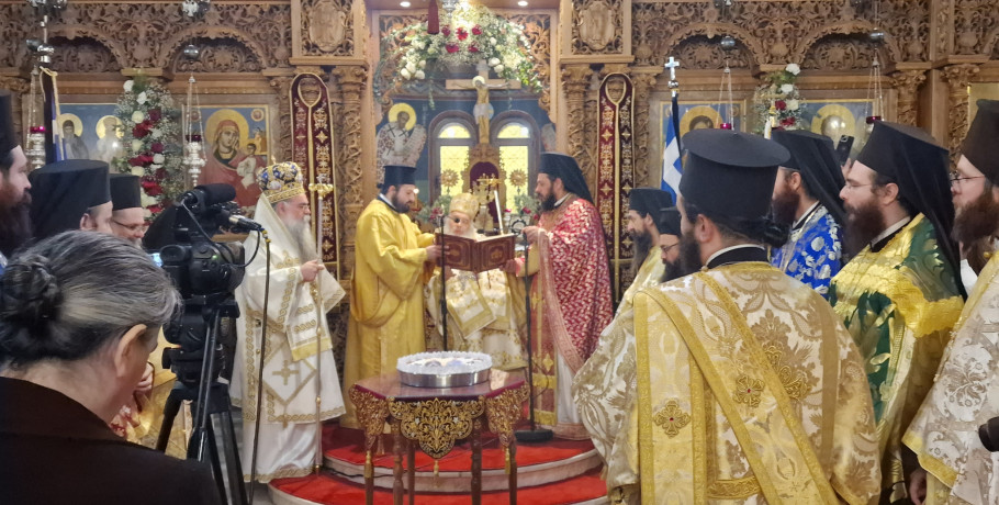 Λαμπρός ο εορτασμός των Αγίων Νικάνδρου και Ιωαννικίου στην Αριδαία – Αρχιερατική Θεία Λειτουργία προεξάρχοντος του Μητροπολίτου Εδέσσης κ. Ιωήλ