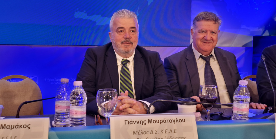 Ο Γιάννης Μουράτογλου στο συνέδριο της ΚΕΔΕ στην Αλεξανδρούπολη