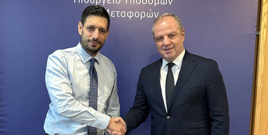 Συνάντηση Σταμενίτη με τον Αν. Υπουργό Μεταφορών Κωνσταντίνο Κυρανάκη