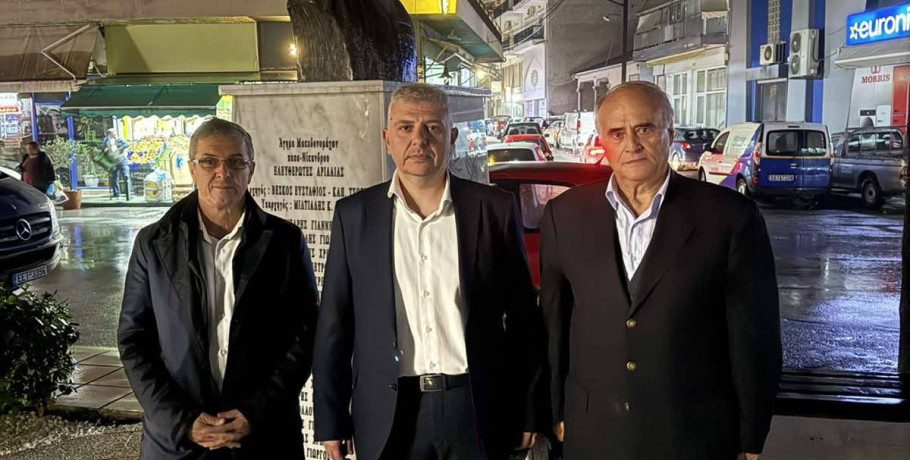 Η ιστορία ένωσε την Αλμωπία – Οι πρώην δήμαρχοι Χρήστος και Δημήτρης Μπίνος στο πλευρό του Νίκου Παρούτογλου