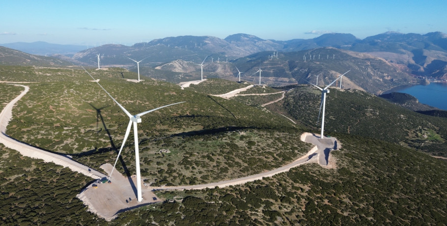 Όμιλος ΔΕΗ: Ολοκλήρωση κατασκευής αιολικού πάρκου 36 MW στη Φωκίδα
