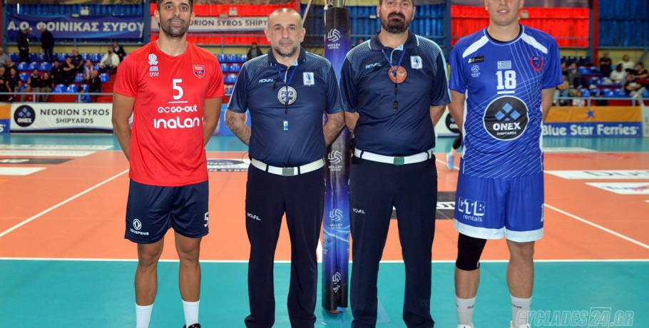 Εντυπωσιάζει ο Νίκος Μήλης στην Ευρώπη με τη φανέλα του Φοίνικα Σύρου