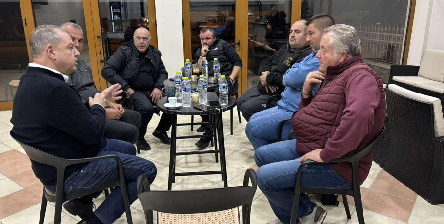 Συνάντηση του Διονύση Σταμενίτη με πληγέντες κτηνοτρόφους