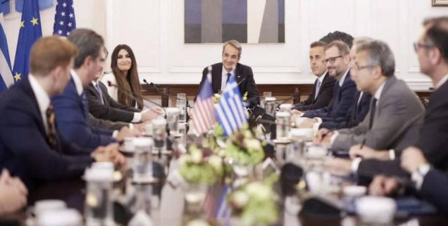 Μητσοτάκης σε υπ. Εσωτερικών και Ενέργειας των ΗΠΑ: «Η Ελλάδα φυσική πύλη εισόδου του αμερικανικού LNG στην Ευρώπη»