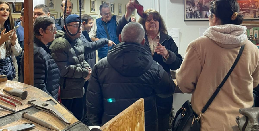 Γιαννιτσά: Επίσκεψη του ΚΔΑΠμεΑ στο Λαογραφικό Μουσείο της Ι.Λ.Ε. "Φίλιππος"