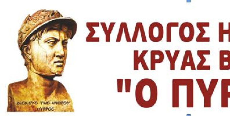 Σύλλογος Ηπειρωτών Κρύας Βρύσης «Ο ΠΥΡΡΟΣ»: Αποτελέσματα εκλογών