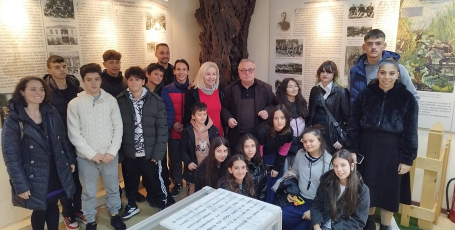 Επίσκεψη στο Μουσείο Μακεδονικού Αγώνα Καρυδιάς από το κατηχητικό του Ι.Ν. Οσίου Νικοδήμου και Αγίων Κωνσταντίνου και Ελένης Βέροιας