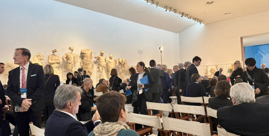 Στην τελετή για τους Χειμερινούς Αγώνες «Μιλάνο - Κορτίνα 2026», στην Αρχαία Ολυμπία, ο Δήμαρχος Πέλλας Στάθης Φουντουκίδης