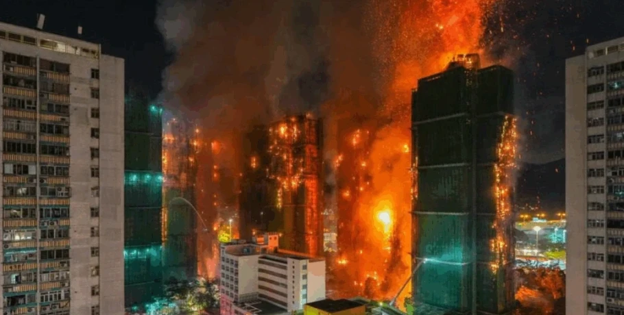 Φονική πυρκαγιά σε ουρανοξύστες στο Χονγκ Κονγκ: 44 νεκροί και εκατοντάδες αγνοούμενοι