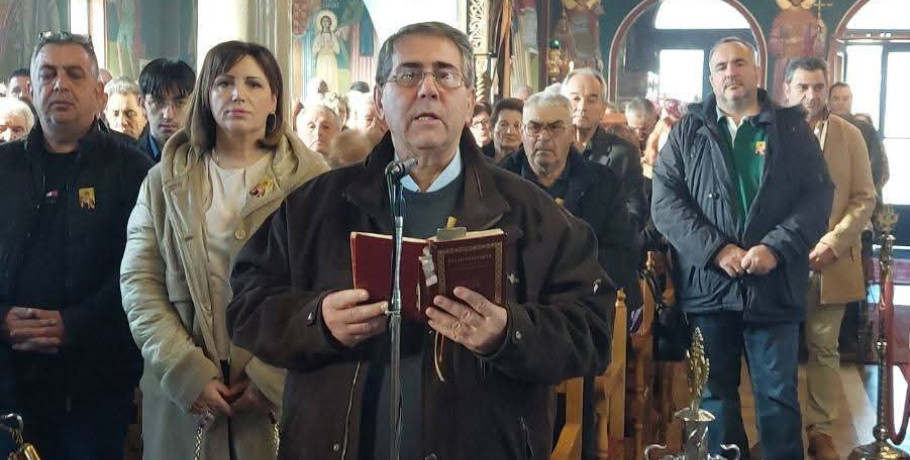 Αρχιερατική Θεία Λειτουργία στον Ιερό Ναό Αγίου Σπυρίδωνος στο Λιποχώρι