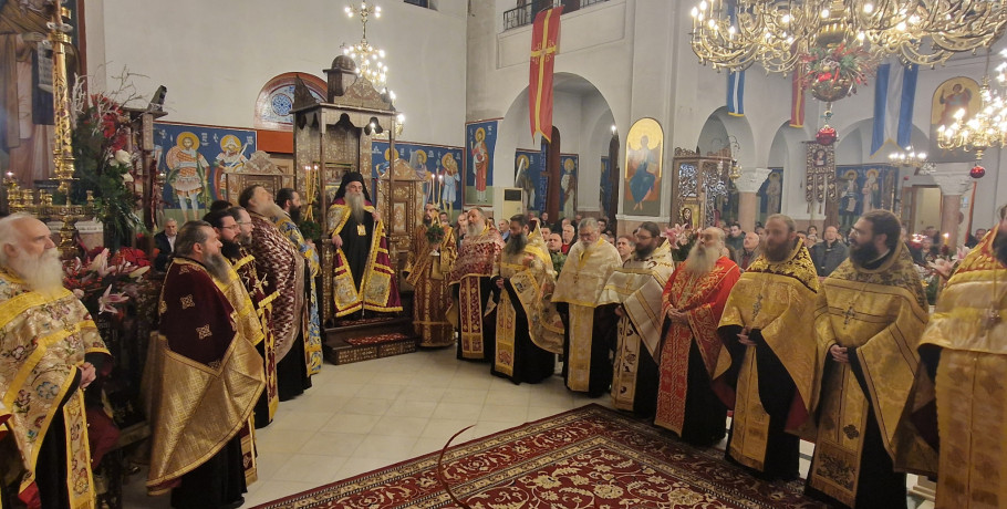 Λαμπρός εορτασμός στον του Αγίου Στεφάνου στη Σκύδρα