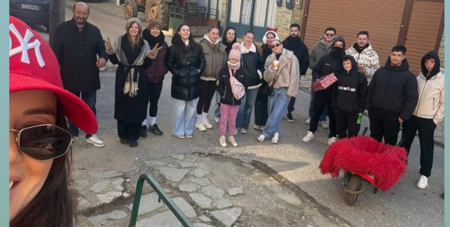 Ο Σύλλογος Βλάχων Αρχαγγέλου έψαλε τα κάλαντα και έδωσε χαρά στο χωριό