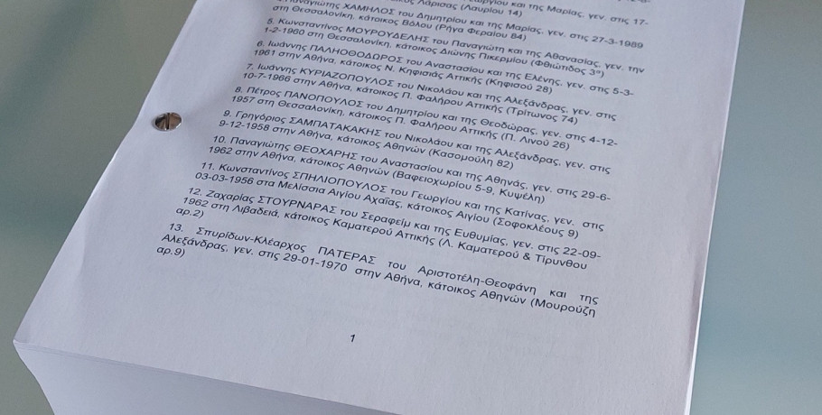 Δικηγορικός Σύλλογος Γιαννιτσών: Διάδικος στη δίκη των Τεμπών