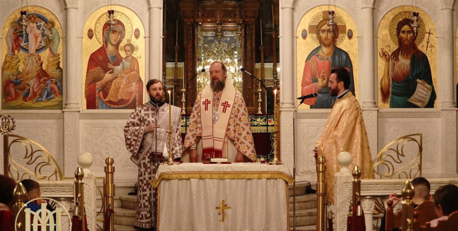 Δίπλα στους μαθητές ο Μητροπολίτης Θεσσαλονίκης Φιλόθεος