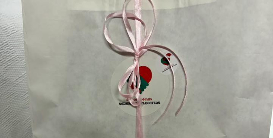 Σύλλογος Φίλων Νοσοκομείου Γιαννιτσών: "Μικρά δωράκια, μεγάλες αγκαλιές" στην Παιδιατρική Κλινική