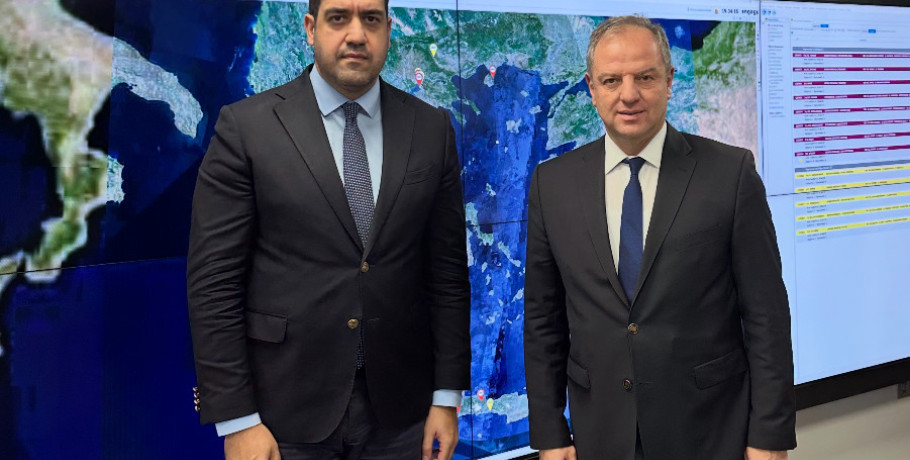 Νέα συνάντηση Σταμενίτη με τον Υπουργό Κλιματικής Κρίσης και Πολιτικής Προστασίας για την ενίσχυση της Πυροσβεστικής Υπηρεσίας Πέλλας