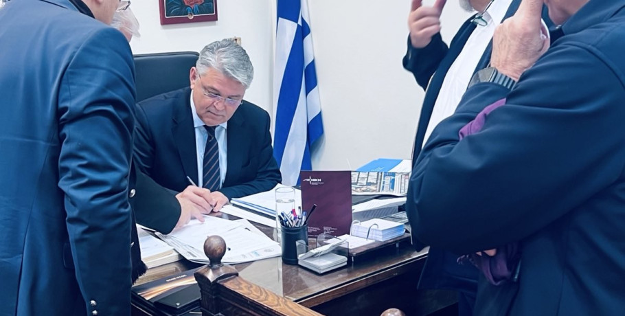 Τον Πρόεδρο της ΝΙΚΗΣ Δημήτρη Νατσιό συνάντησαν σήμερα Δήμαρχοι