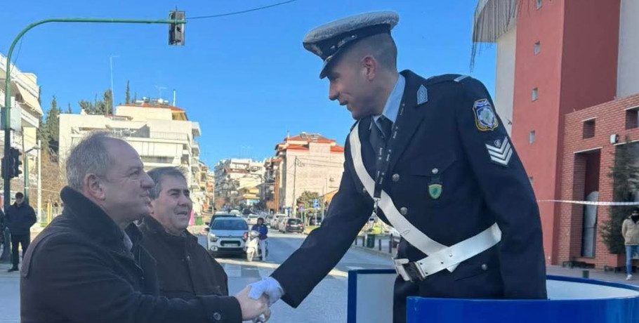 Διονύσης Σταμενίτης: Παρών στα Γιαννιτσά, κοντά στους πολίτες και τα μηνύματα οδικής ασφάλειας