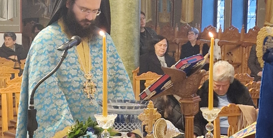 Τελέστηκε η Ακολουθία του Μεγάλου Αγιασμού παραμονή των Θεοφανίων