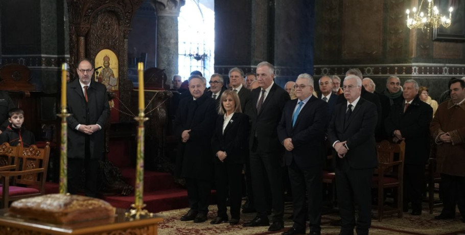 Η Περιφερειάρχης Κεντρικής Μακεδονίας Αθηνά Αηδονά στη Δοξολογία της Πρωτοχρονιάς στη Θεσσαλονίκη