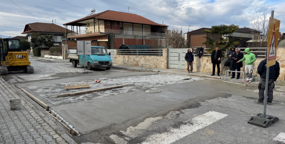 Περιοδεία Στάθη Φουντουκίδη σε εν εξελίξει έργα και οικισμούς του Δήμου Πέλλας