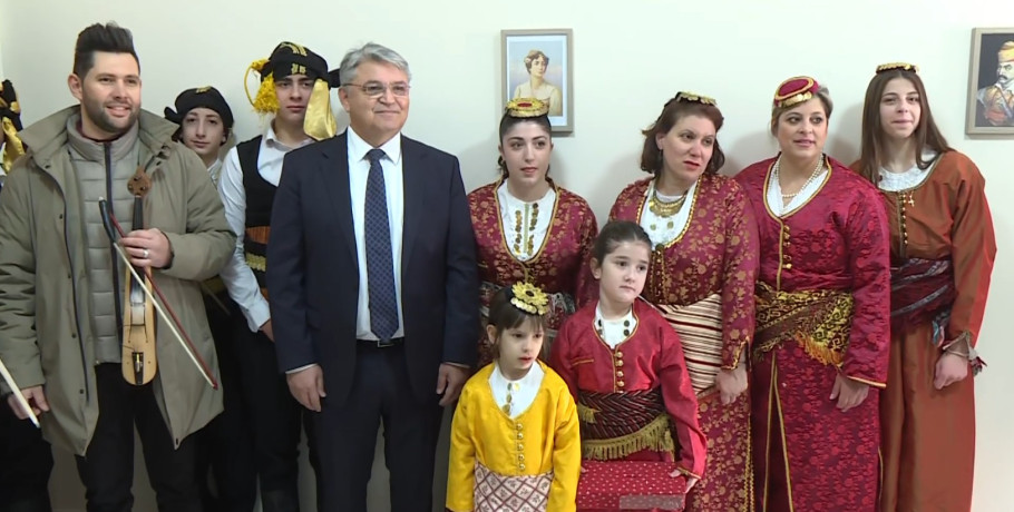 Ο «Σύλλογος Ποντίων Αγίου Μάρκου Κιλκίς» έψαλε τα Πρωτοχρονιάτικα Κάλαντα στον Πρόεδρο της ΝΙΚΗΣ