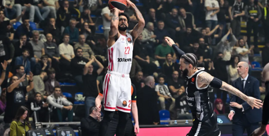 Εύκολο απόγευμα για τον Ολυμπιακό κόντρα στην Παρτιζάν