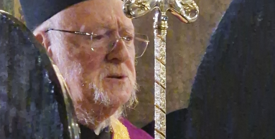 Αγία Σοφία Θεσσαλονίκης:  Ο Οικουμενικός Πατριάρχης κ. Βαρθολομαίος εκφωνεί το Πάτερ Ημών