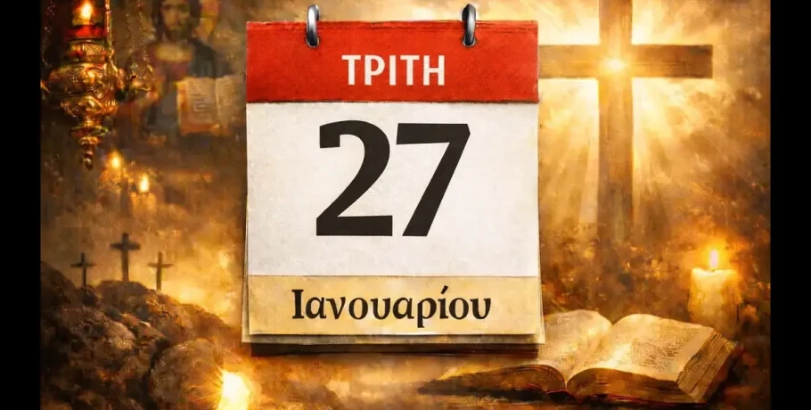 Ποιοι γιορτάζουν σήμερα 27 Ιανουαρίου