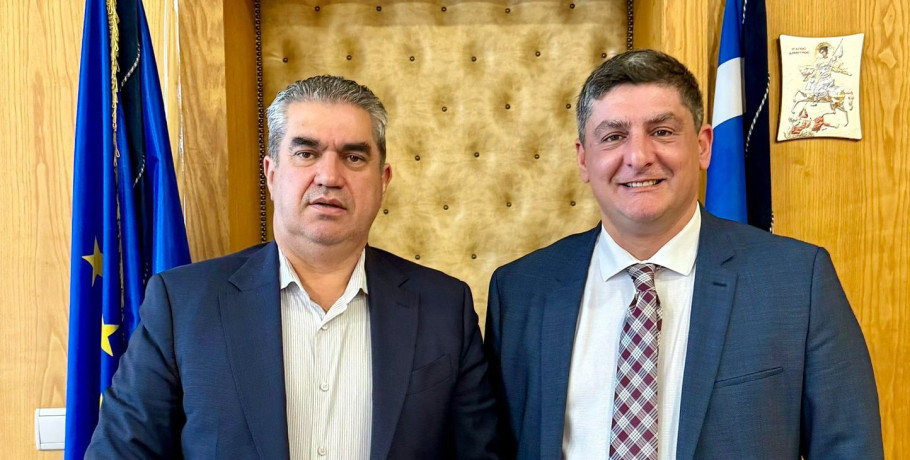 Συνάντηση του Δημάρχου Πέλλας με τον Γενικό Γραμματέα Υποδομών