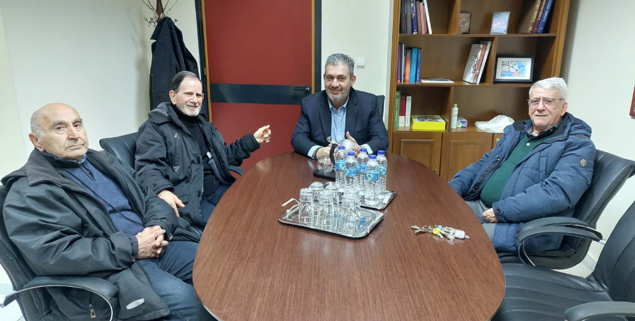 Τον Πρόεδρο του Επιμελητηρίου Πιερίας επισκέφθηκε το Σωματείο Συνταξιούχων Ο.Α.Ε.Ε. Ν. Πιερίας