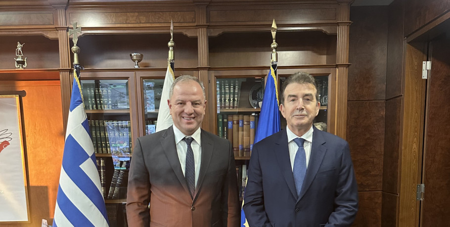Συναντήσεις Σταμενίτη με τον Υπουργό Προστασίας του Πολίτη και τον Αρχηγό της ΕΛ.ΑΣ.