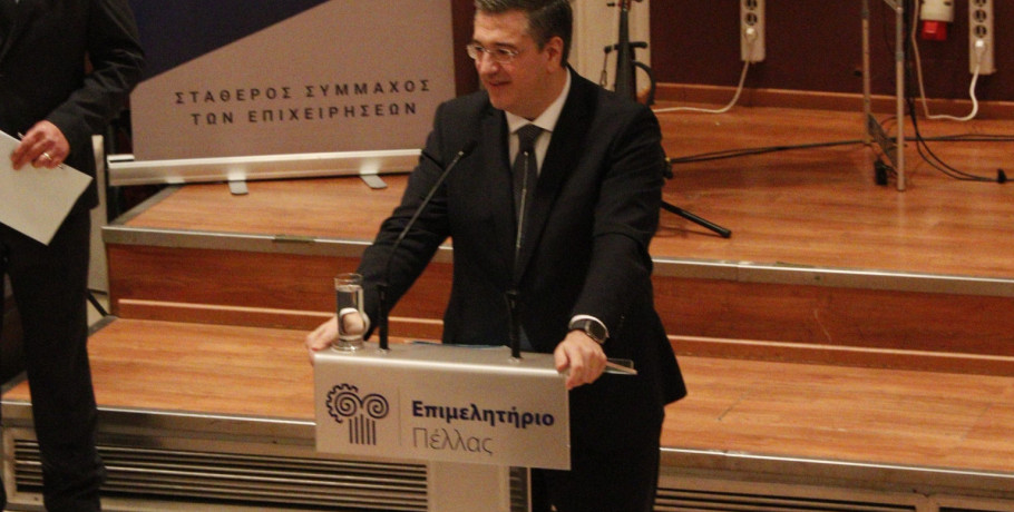 Τιμή για την Πέλλα η παρουσία του Ευρωπαίου Επιτρόπου Απόστολου Τζιτζικώστα – Μήνυμα στήριξης στη Μακεδονία