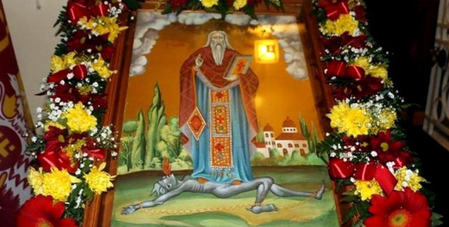 Άγιος Χαράλαμπος ο Ιερομάρτυρας. Προστάτης των πασχόντων από λοιμώδεις νόσους.