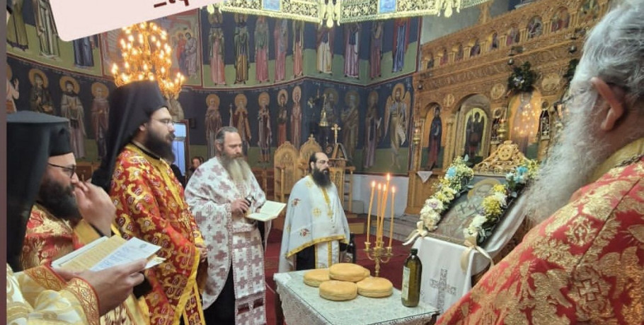 Στον πανηγυρικό εσπερινό του Αγίου Πολυκάρπου στην Ξιφιανή ο Δήμαρχος Αλμωπίας Νίκος Παρούτογλου