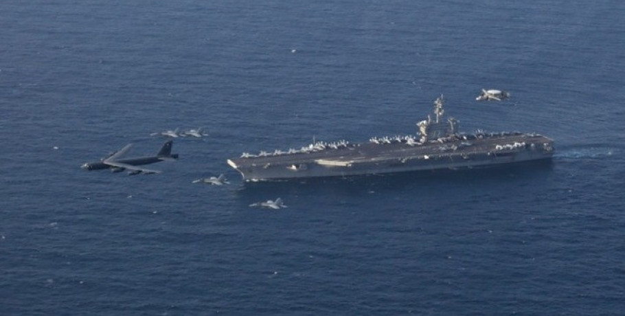 Οι ΗΠΑ αναπτύσσουν ισχυρή δύναμη, ναυτική και αεροπορική, στη Μέση Ανατολή