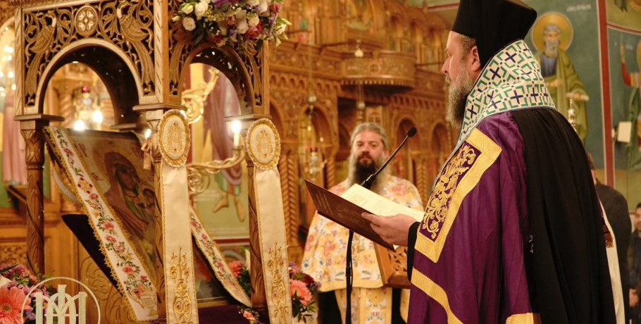 Η Α΄ Στάση των Χαιρετισμών στις 40 Εκκλησιές από τον Μητροπολίτη Θεσσαλονίκης κ. Φιλόθεο